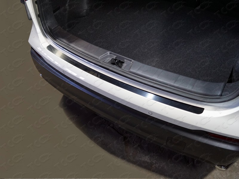 NISSAN Qashqai 2019- Накладка на задний бампер (лист зеркальный) Обвес для NISSAN Qashqai 2019- Накладка на задний бампер (лист зеркальный)