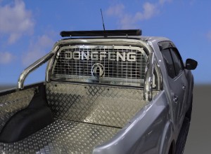 Обвес для DONGFENG DF6 2.3D AT Luxury 2022- Защита кузова и заднего стекла 76,1 мм со светодиодной фарой