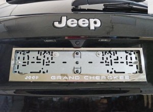 Обвес для JEEP Grand Cherokee 2017- Рамка номерного знака (комплект)