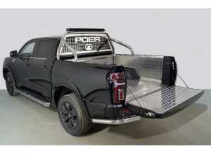 GREAT WALL Wall POER 2.0TP 8AT 4D 4WD 2025 Защита кузова и заднего стекла 75х42 мм со светодиодной фарой Обвес для GREAT WALL Wall POER 2.0TP 8AT 4D 4WD 2025 Защита кузова и заднего стекла 75х42 мм со светодиодной фарой