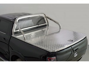 GREAT WALL Wall POER 2.0TP 8AT 4D 4WD 2025 Защита кузова и заднего стекла (для крышки без надписи) 75х42 мм Обвес для GREAT WALL Wall POER 2.0TP 8AT 4D 4WD 2025 Защита кузова и заднего стекла (для крышки без надписи) 75х42 мм