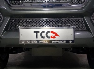 Обвес для GREAT WALL Wall Wingle 7 4WD 2.0 TD 2020- Рамка номерного знака (комплект)