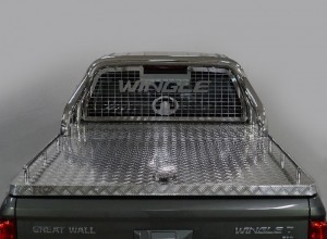 Обвес для GREAT WALL Wall Wingle 7 4WD 2.0 TD 2020- Защита кузова и заднего стекла (для крышки) 76,1 мм