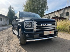 Обвес для HAVAL H9 2.0 (бенз) 2024 Защита передняя нижняя 76,1 мм