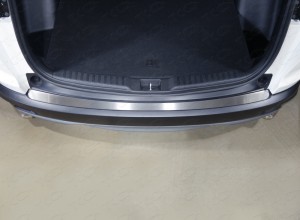 Обвес для HONDA CR-V 2017- Накладка на задний бампер (лист шлифованный)