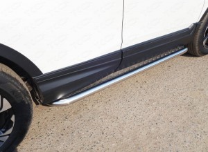 Обвес для HONDA CR-V 2017- Пороги с площадкой 60,3 мм