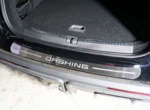 Обвес для JETOUR Dashing 1.5T 2WD 2023 Накладка на задний баспер (лист шлифованный надпись Dashing)