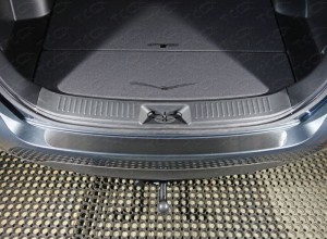 Обвес для KIA Sorento 2012-2020 Накладка на задний бампер (лист шлифованный)