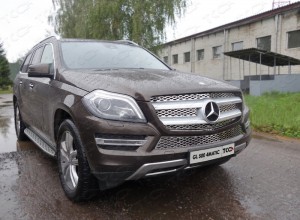 Обвес для MERCEDES-BENZ GL X166 2012-2015 Решетка радиатора нижняя (лист)