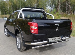 Обвес для MITSUBISHI L200 2015-2018 Защита кузова 76,1 мм со светодиодной фарой (только для кузова)