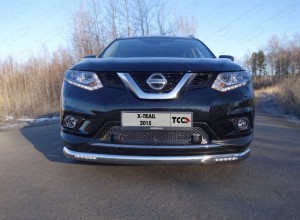 Обвес для NISSAN X-Trail (T32) 2015-2018 Решетка радиатора нижняя (лист (с парктрониками))