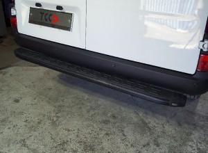 Обвес для SOLLERS Atlant 2023- Задняя подножка алюминиевая с пластиковой накладкой (карбон черный) 1720 мм