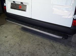 Обвес для SOLLERS Atlant 2023- Задняя подножка алюминиевая с пластиковой накладкой (карбон серый) 1720 мм