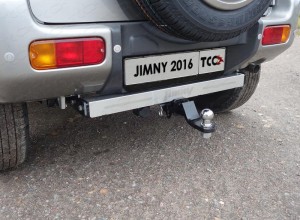 Обвес для SUZUKI Jimny 2012-2018 Фаркоп (оцинкованный, надпись Jimny, шар E)
