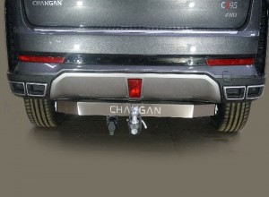 Обвес для CHANGAN CS95 new 2.0L 4WD 2024 Фаркоп (шар E, надпись Changan)