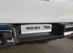 Обвес для TOYOTA Hilux 2015- Рамка номерного знака (комплект)