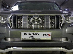 Обвес для TOYOTA Land Cruiser 150 Prado 2017- Решетка радиатора нижняя 12 мм