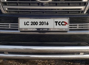 Обвес для TOYOTA Land Cruiser 200 EXECUTIVE 2016-2018 Рамка номера (комплект)