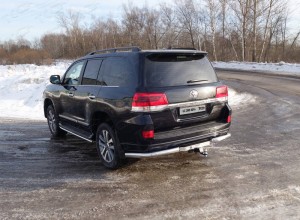 Обвес для TOYOTA Land Cruiser 200 EXECUTIVE LOUNGE 2018- Защита задняя (уголки) 76,1 мм