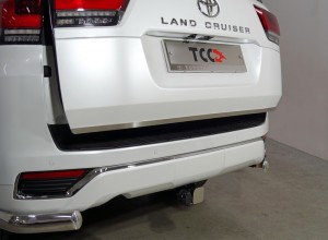 Обвес для TOYOTA Land Cruiser 300 2021- Накладка на заднюю дверь (лист шлифованный)