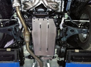 Обвес для SUBARU Forester SJ 2016-2017 Защита КПП (алюминий) 4мм для Subaru Forester (SJ) 2013- (кроме Turbo)