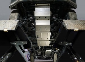 Обвес для GREAT WALL Wall Wingle 7 4WD 2.0 TD 2020- Защиты комплект (алюминий) 4 мм (картер, передний дифференциал, КПП, раздатка, бака) для Great Wall Wingle 7 4WD 2-0 TD 2020-