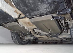 Обвес для VOLKSWAGEN Taos 2021- Защита бака (алюминий) 4мм (комплект 2шт) для Volkswagen Taos 4WD 2021-